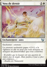 Vœu de devoir - 