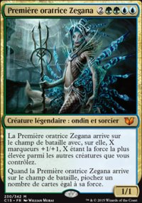 Première oratrice Zegana - 