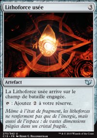 Lithoforce usée - 