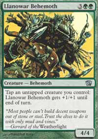 Béhémoth de Llanowar - 8th Edition