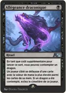 Allgeance draconique - Alchemy: Exclusive Cards