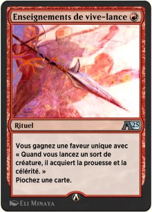 Enseignements de vive-lance - Alchemy: Exclusive Cards