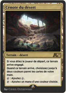 Cnote du dsert - Alchemy: Exclusive Cards