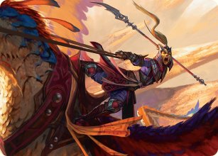 Lancire chevauche-dragon - Illustration - Tarkir: Dragonstorm - Art Series