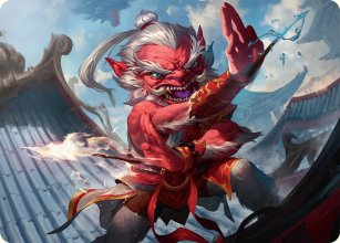 Duelliste dvou - Illustration - Tarkir: Dragonstorm - Art Series