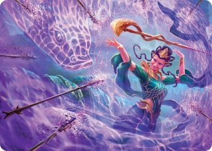 Voile en peau de serpent - Illustration - Tarkir: Dragonstorm - Art Series