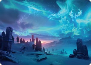 Procession aurorale - Illustration - Tarkir: Dragonstorm - Art Series
