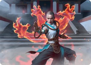 Lutteuse porteflamme - Illustration - Tarkir: Dragonstorm - Art Series