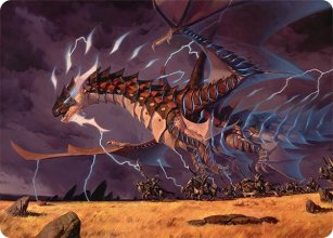 Neriv, cur de la tempte - Illustration - Tarkir: Dragonstorm - Art Series