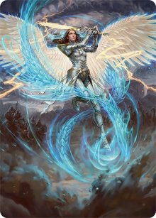 Elspeth, tueuse de temptes - Illustration - Tarkir: Dragonstorm - Art Series