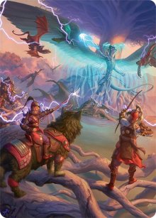 Assaut total - Illustration - Tarkir: Dragonstorm - Art Series