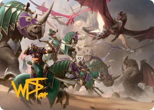 Premire ligne unie - Illustration - Tarkir: Dragonstorm - Art Series