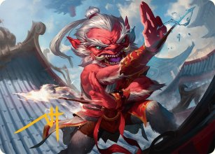 Duelliste dvou - Illustration - Tarkir: Dragonstorm - Art Series