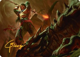 Dtermination de Sarkhan - Illustration - Tarkir: Dragonstorm - Art Series