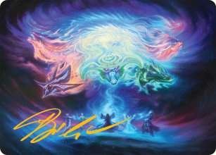 Appeler les dragons-esprits - Illustration - Tarkir: Dragonstorm - Art Series