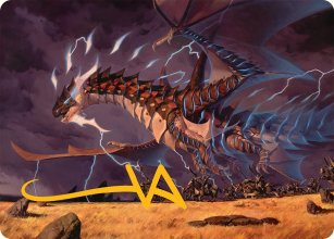 Neriv, cur de la tempte - Illustration - Tarkir: Dragonstorm - Art Series