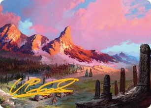 Hautes terres rocailleuses - Illustration - Tarkir: Dragonstorm - Art Series