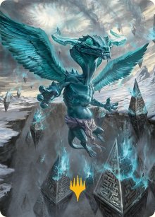 Ugin, l'il des temptes - Illustration - Tarkir: Dragonstorm - Art Series