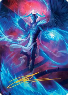 Ugin, l'il des temptes - Illustration - Tarkir: Dragonstorm - Art Series