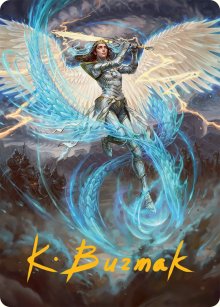 Elspeth, tueuse de temptes - Illustration - Tarkir: Dragonstorm - Art Series