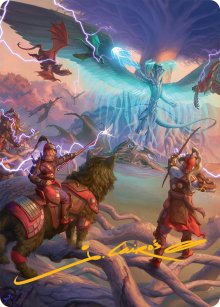 Assaut total - Illustration - Tarkir: Dragonstorm - Art Series