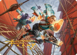 Cur align - Illustration - Tarkir: Dragonstorm - Art Series