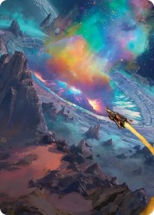 Cratre mtoritique - Illustration - Edge of Eternities - Art Series
