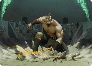 Le Roc, par au combat - Illustration - Avatar: The Last Airbender - Art Series