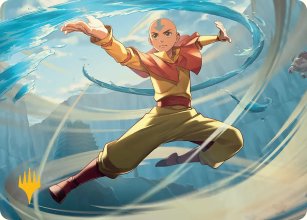Aang, sauveur expditif - Illustration - Avatar: The Last Airbender - Art Series