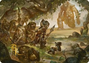 R�action protectrice - Illustration - Lorwyn Eclipsed - Art Series