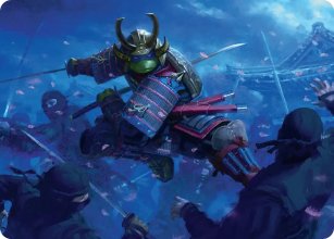 Leonardo, samoura� des �gouts - Illustration - Teenage Mutant Ninja Turtle - Art Series