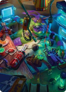 Donatello, le cerveau - Illustration - Teenage Mutant Ninja Turtle - Art Series