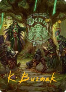 Biblioth�que sylvestre - Illustration - Secrets of Strixhaven - Art Series