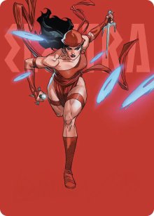 Elektra, fille de la Main - Illustration - Marvel Super Heroes - Art Series