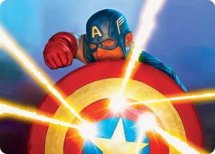 D�fense du capitaine - Illustration - Marvel Super Heroes - Art Series