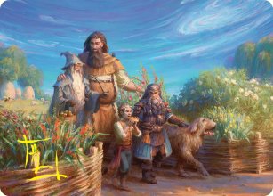 Hospitalit� selon Beorn - Illustration - The Hobbit - Art Series