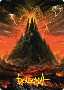 Montagne du Destin - Illustration - The Hobbit - Art Series
