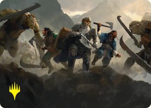 Struggle of Howling Steel - Art - The Hobbit - Art Series