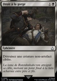 Droit  la gorge - Assassins Creed