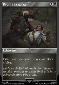 Droit  la gorge - Assassins Creed