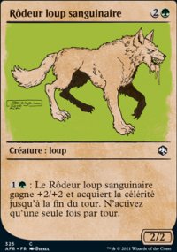 Rdeur loup sanguinaire - 