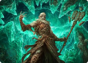 Nécromancien draugr - Illustration - 