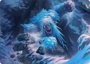 Troll à peau de glace - Illustration - 