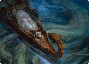 Barque funéraire - Illustration - 