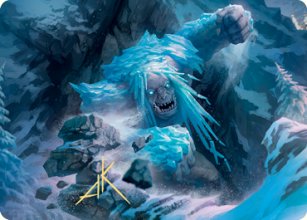 Troll à peau de glace - Illustration - 
