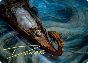 Barque funéraire - Illustration - 