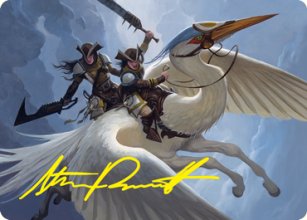 Cavalerie gryffaile - Illustration - 