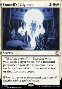 Jugement selon le conseil - Ravnica: Clue Edition