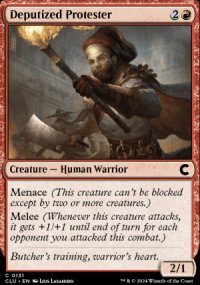 Deputized Protester - Ravnica: Clue Edition