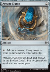 Arcane Signet - Aetherdrift Commander Decks